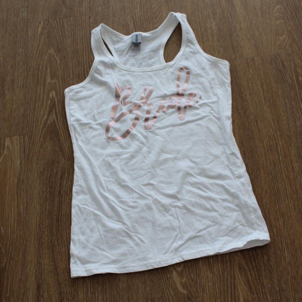 Bride Tank Top Size Small